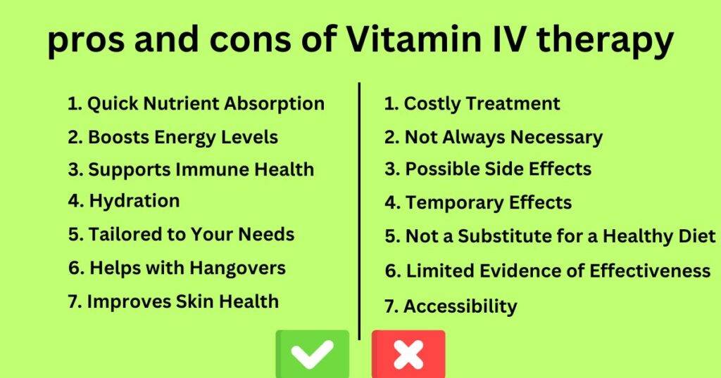 7 Crucial pros and cons of Vitamin IV therapy